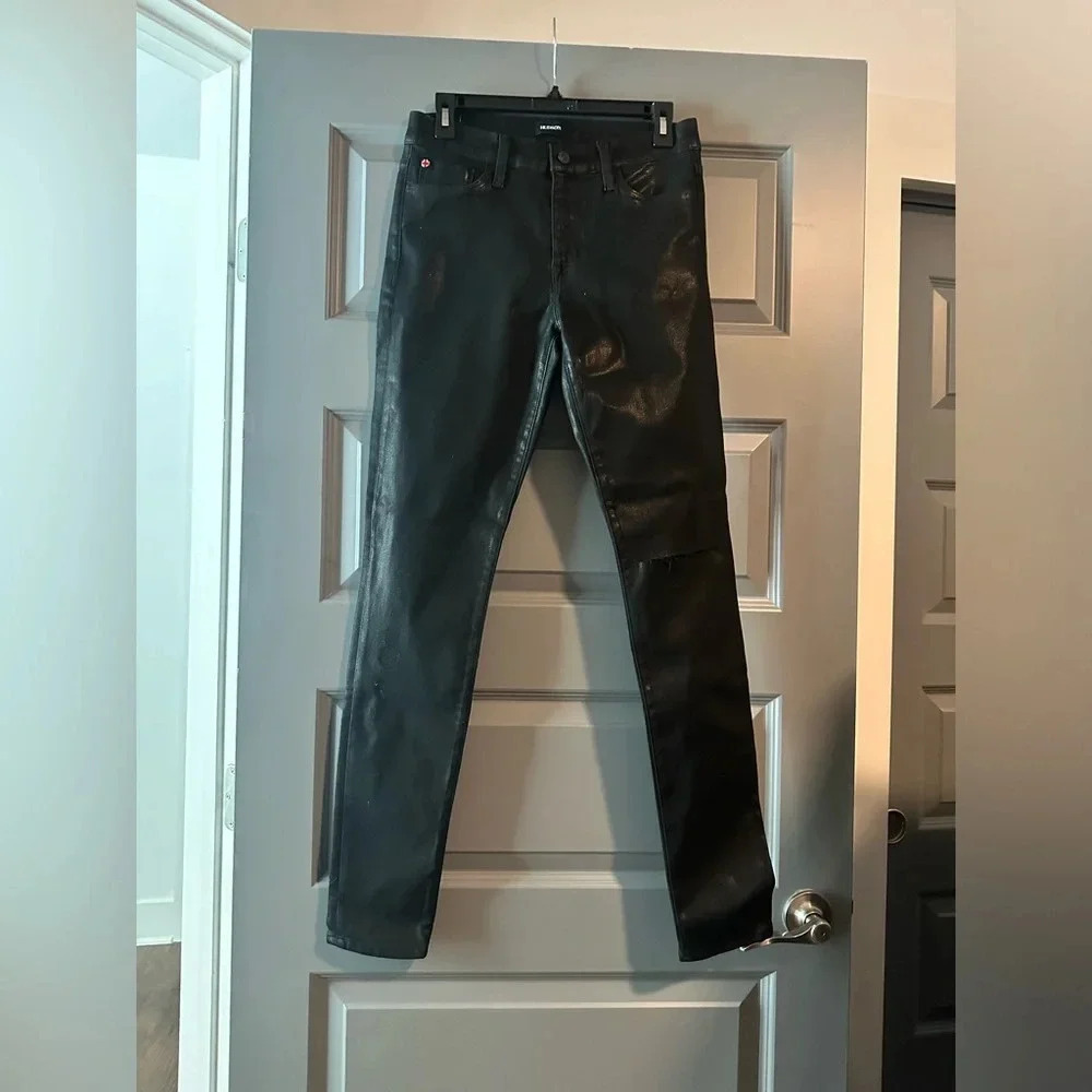 Hudsons Jeans BLACK Women's Natalie Super Skinny Ankle Jean, NWT size 28 - Picture 2 of 7